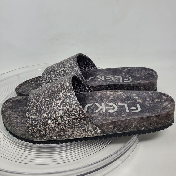 FLEKS East Beach Slide Sandals Night, Amazing Comfort FLEKS foam, Sz 11-11.5 NEW - Picture 4 of 7